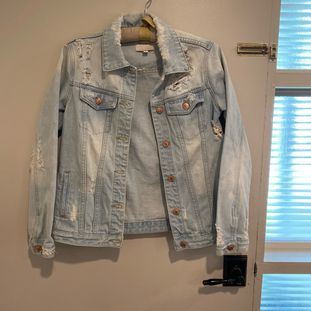 Thread and supply denim jacket